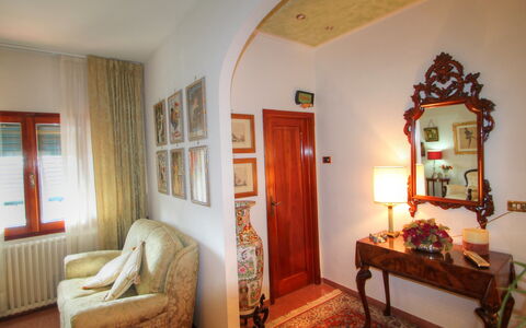 Villa Campo del Mulino: Room, Property, Furniture, Interior Design, Bed, Bedroom, Building, House, Ceiling, Real Estate