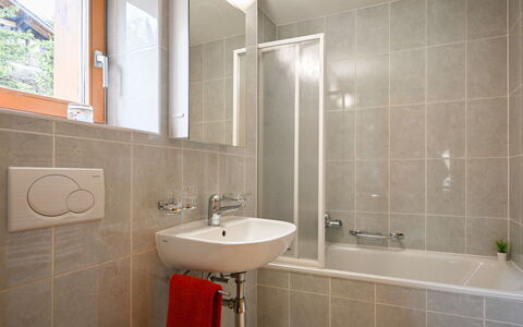 Ovronnaz 700: Brown, Mirror, Tap, Sink, Plumbing Fixture, Property, Bathtub, Bathroom Sink, Bathroom