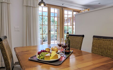Grindelwald 260: Furniture, Interior Design, Wood, Table, Flooring, Kitchen & Dining Room Table, Dining Room, Lighting, Chair, Floor