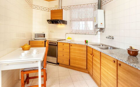 La Rectoria Ii: Cabinetry, Kitchen Sink, Furniture, Countertop, Sink, Property, Tap, Plumbing Fixture, Wood, Kitchen