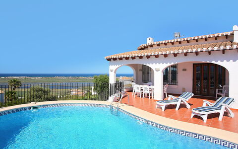 Grand Lusianna: Water, Sky, Property, Swimming Pool, Azure, Outdoor Furniture, Building, Leisure, Shade, Composite Material