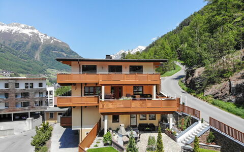Sölden 100: Sky, Mountain, Plant, Building, Property, Window, Architecture, Urban Design, Tree, Leisure