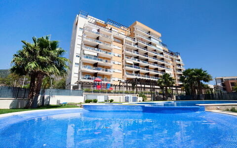 Calpe Calp 907: Building, Sky, Water, Plant, Daytime, Property, Swimming Pool, Tree, Blue, Azure