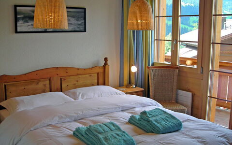 Chalet Pfingsteggblick: Bedroom, Furniture, Bed, Room, Bed Sheet, Bed Frame, Mattress, Property, Bedding, Interior Design