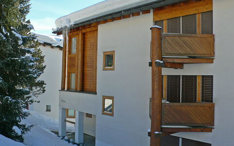 Flims 420: Building, Window, Snow, Blue, Sky, Wood, House, Tree, Shade