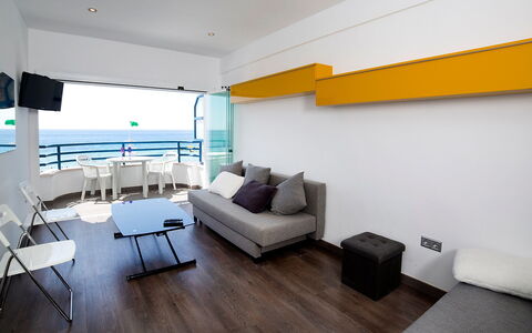 Arenal 03: Room, Interior Design, Property, Furniture, Living Room, Building, Floor, House, Architecture, Laminate Flooring