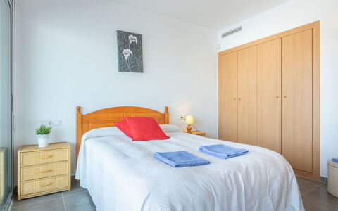 Cap Mestral: Furniture, Property, Comfort, Building, Azure, Cabinetry, Textile, Wood, Bed Frame, Lighting