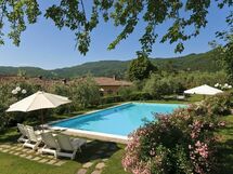 Main swimming pool and gardens