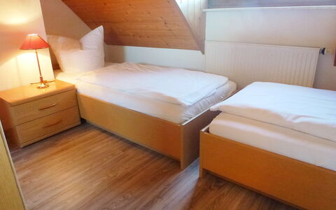 Schonach 125: Bed, Room, Furniture, Bedroom, Bed Frame, Mattress, Property, Hardwood, Floor, Interior Design