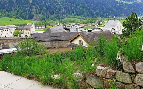 Ferienhaus Döss: Mountain Village, Village, Natural Landscape, Hill Station, Rural Area, Roof, Mountain, Landscape, Grass Family, Grass