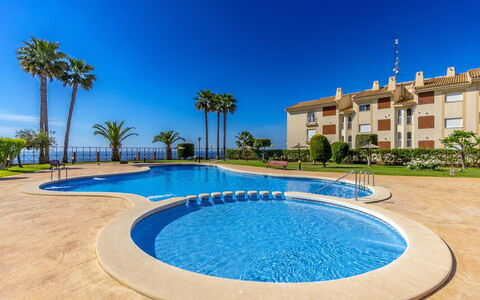 Las Calitas Bloque Iii: Water, Sky, Plant, Property, Building, Azure, Tree, Swimming Pool, Real Estate, Leisure