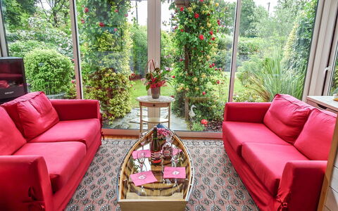 Ty Patrick: Living Room, Room, Property, Interior Design, Furniture, Home, Red, Coffee Table, House, Pink