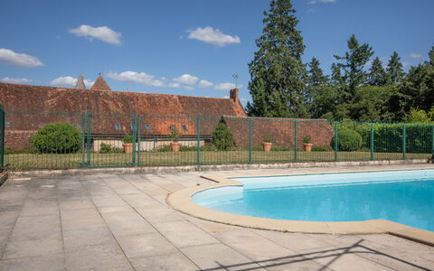La Maison du Chateau: Food, Table, Tableware, Plant, Furniture, Sky, Chair, Dishware, Plate, Outdoor Furniture
