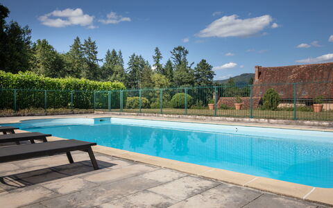 La Maison du Chateau: Food, Table, Tableware, Plant, Furniture, Sky, Chair, Dishware, Plate, Outdoor Furniture