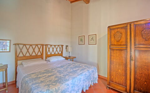 Il Frantoio: Bedroom, Bed, Room, Property, Furniture, Bed Sheet, Bed Frame, Floor, Ceiling, Building