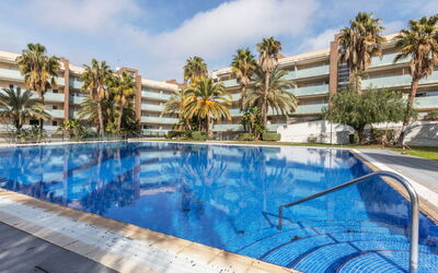 Salou 441: Water, Plant, Sky, Cloud, Swimming Pool, Building, Azure, Tree, Outdoor Furniture, Leisure