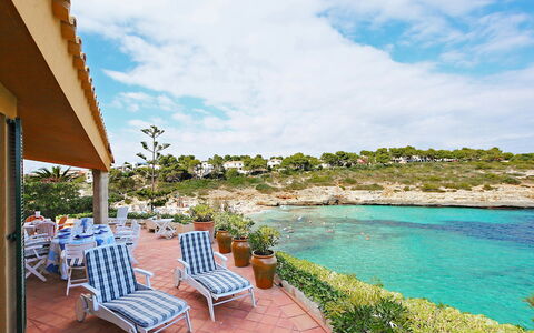 Cala Mendia Sea Views: Sky, Cloud, Water, Plant, Furniture, Blue, Seaside Resort, Building, Chair, Swimming Pool