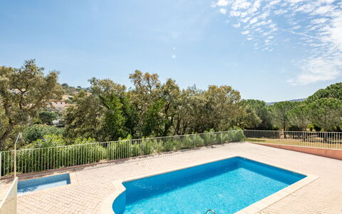 La Bastide: Water, Sky, Plant, Swimming Pool, Azure, Shade, Cloud, Tree, Leisure, Residential Area