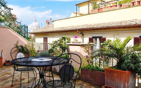 Charming Terrace: Property, Building, House, Real Estate, Home, Patio, Courtyard, Balcony, Apartment, Room