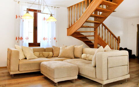 Borowikowa: Furniture, Living Room, Room, Couch, Interior Design, Property, Wood Flooring, Floor, Sofa Bed, Laminate Flooring