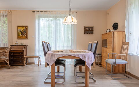 Borowikowa: Furniture, Interior Design, Flooring, Floor, Chair, Wood, Table, Wood Flooring, Kitchen & Dining Room Table, Dining Room