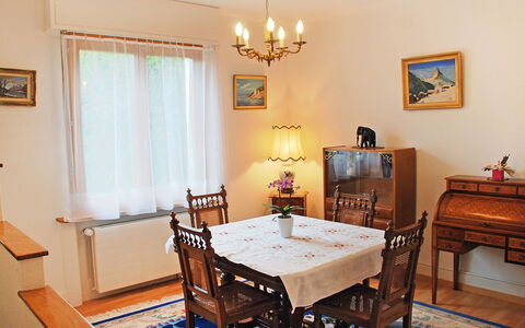 5, Chemin de la Pralay: Room, Property, Furniture, Dining Room, Interior Design, Table, Building, Real Estate, Floor, House