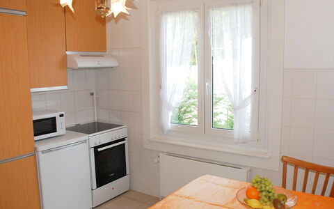 5, Chemin de la Pralay: Room, Property, Orange, Furniture, Interior Design, Kitchen, Floor, Building, Cabinetry, House
