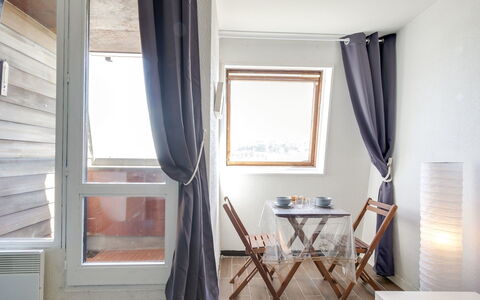 Deauville-Trouville 143: Curtain, Room, Property, Interior Design, Window Treatment, Furniture, Home, House, Floor, Window