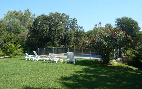 Cassou: Lawn, Property, Garden, Yard, Backyard, Grass, Land Lot, Furniture, House, Tree