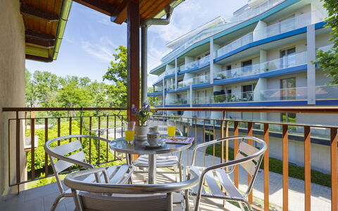 Catalpa: Blue, Balcony, Shade, Outdoor Furniture, Eco Hotel, Resort, Porch, Hotel, Houseplant