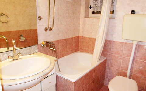 Tija: Bathroom, Property, Room, Tile, Wall, Plumbing Fixture, Floor, Interior Design, Bathtub, Toilet