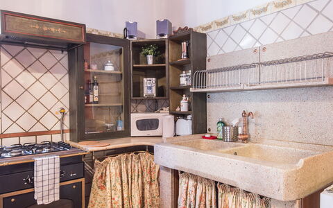 Spanish Steps: Room, Property, Interior Design, Furniture, Building, House, Wall, Countertop, Home, Kitchen