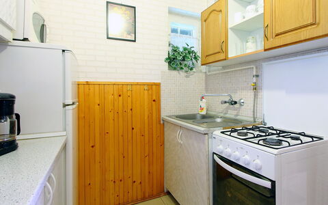 Francesco: Room, Property, Kitchen, Cabinetry, Countertop, Yellow, Furniture, Major Appliance, Interior Design, Building