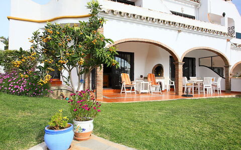 Villa Cielo: Plant, Flower, Building, Flowerpot, Sky, Houseplant, Shade, Grass, House, Leisure