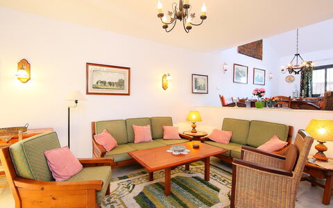 Villa Cielo: Couch, Property, Furniture, Table, Picture Frame, Lighting, Decoration, Interior Design, Living Room, Plant