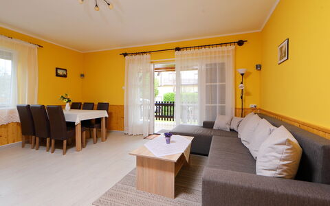Hibiscus: Furniture, Table, Window, Plant, Wood, Houseplant, Shade, Living Room, Couch, Yellow