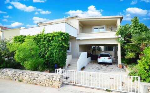 Vodice Jadrija 534: Cloud, Sky, Plant, Building, Car, Window, Vehicle, Tree, House