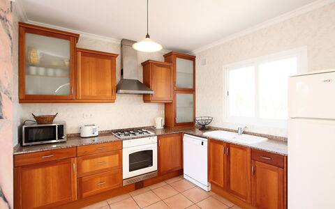 Pla del Mar: Property, Room, Kitchen, Furniture, Cabinetry, Countertop, Building, House, Interior Design, Floor