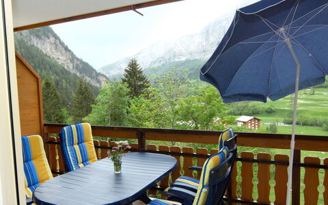 Edelweiss D: Property, Room, Shade, Mountain, Real Estate, Tree, Table, Building, House, Furniture