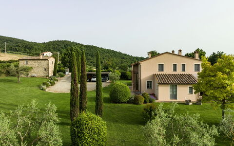 Villa Danilo: Plant, Sky, Building, Window, Tree, Natural Landscape, Land Lot, House, Cottage, Landscape