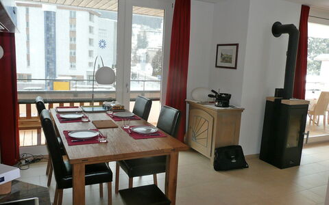 Promenade Wohnung 21: Room, Property, Building, Furniture, Table, Interior Design, Floor, House, Dining Room, Real Estate