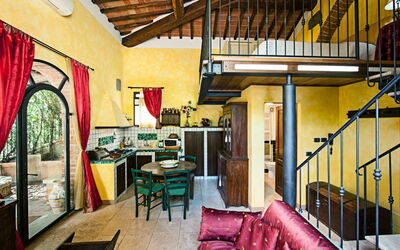 La Limonaia: Property, Room, Building, Interior Design, Yellow, House, Real Estate, Furniture, Home, Loft