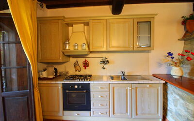 Lo Scrittoio: Cabinetry, Countertop, Property, Sink, Kitchen Sink, Wood, Kitchen, Kitchen Stove, Interior Design, Drawer