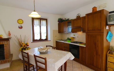 Villa Alabastro: Room, Furniture, Property, Building, Kitchen, Cabinetry, Countertop, Interior Design, House, Table