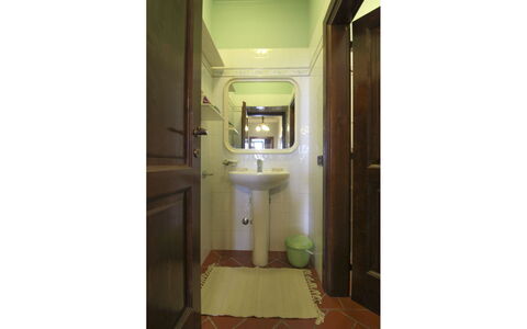 Agriturismo Arcobaleno: Plumbing Fixture, Floor, Flooring, Bathroom, Bathroom Sink, Plumbing, Room, Sink, Tap