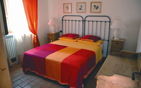 Villa Iris: Bedroom, Bed, Room, Furniture, Property, Bed Sheet, Bed Frame, Interior Design, Floor, Bedding