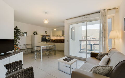 Cavalaire 170: Property, Living Room, Room, Interior Design, Furniture, Building, Floor, House, Real Estate, Coffee Table