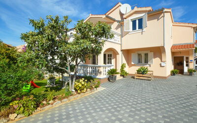 Vodice 116: Sky, Plant, Cloud, Building, Property, Window, Road Surface, Land Lot, House, Tree