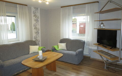 Haus Irmgard: Furniture, Couch, Property, Table, Wood, Window, Comfort, Shade, Interior Design, Floor