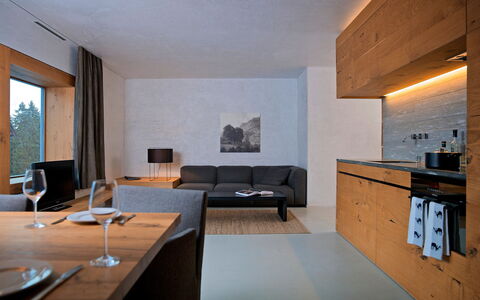 Laax 600: Room, Interior Design, Building, Property, Furniture, Ceiling, House, Architecture, Table, Wall